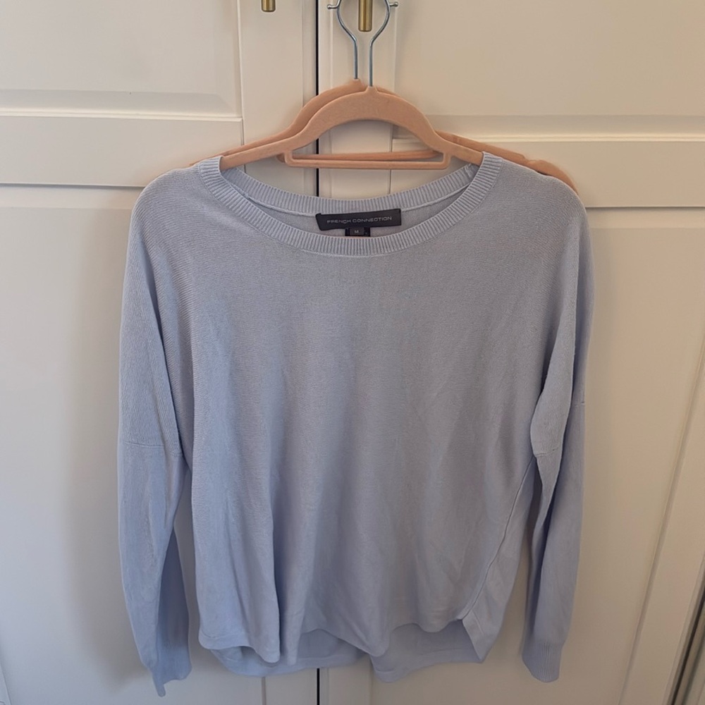 Light blue French connection thin sweater